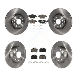 [Front+Rear] 2014 Volkswagen Beetle R-Line/GSR Premium OE Brake Rotors & Ceramic Pads Kit For Max Braking