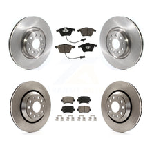 Charger l'image dans la galerie, Front Rear Disc Brake Rotors And Ceramic Pads Kit For Volkswagen CC