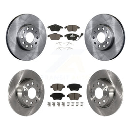 Front Rear Disc Brake Rotors And Ceramic Pads Kit For Volkswagen Beetle