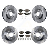 [Front+Rear] 2013 Volkswagen Beetle 2.5L Premium OE Brake Rotors & Ceramic Pads Kit For Max Braking