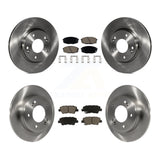 Front Rear Brake Rotor & Ceramic Pad Kit For Kia Hyundai Kona Forte Soul Elantra