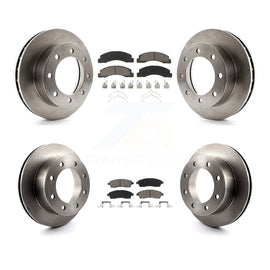 Front Rear Brake Rotor & Ceramic Pad Kit For Ford F-250 Super Duty Excursion 4WD