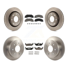 Load image into Gallery viewer, [Front+Rear] 10-11 Ford F-150 With 7 Lug Wheels Premium OE Brake Rotors &amp; Ceramic Pads Kit For Max Braking
