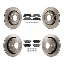 Load image into Gallery viewer, [Front+Rear] 12-14 Ford F-150 With 7 Lug Wheels Premium OE Brake Rotors &amp; Ceramic Pads Kit For Max Braking
