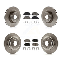Charger l'image dans la galerie, Front Rear Disc Brake Rotors And Ceramic Pads Kit For Hyundai Genesis Coupe