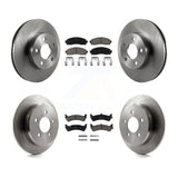 [Front+Rear] 2001 Ford Explorer Sport 4WD Premium OE Brake Rotors & Ceramic Pads Kit For Max Braking