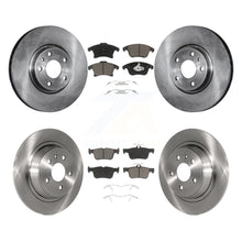 Charger l&#39;image dans la galerie, Front Rear Disc Brake Rotors And Ceramic Pads Kit For Ford Fusion Lincoln MKZ