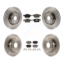 Load image into Gallery viewer, [Front+Rear] 2014-2020 Fiat 500L Premium OE Brake Rotors &amp; Ceramic Pads Kit For Max Braking