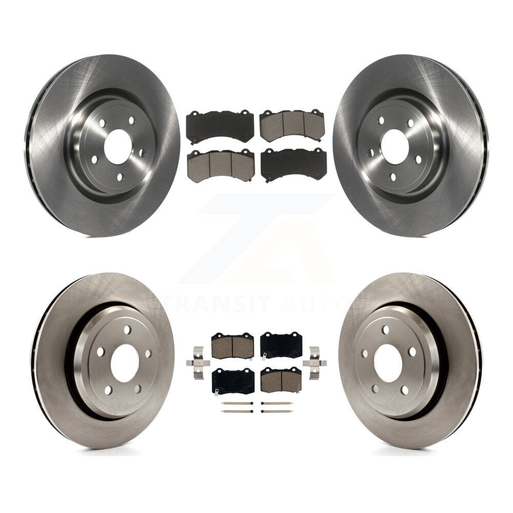 Front Rear Brake Rotor And Ceramic Pad Kit For Jeep Grand Cherokee Dodge Durango