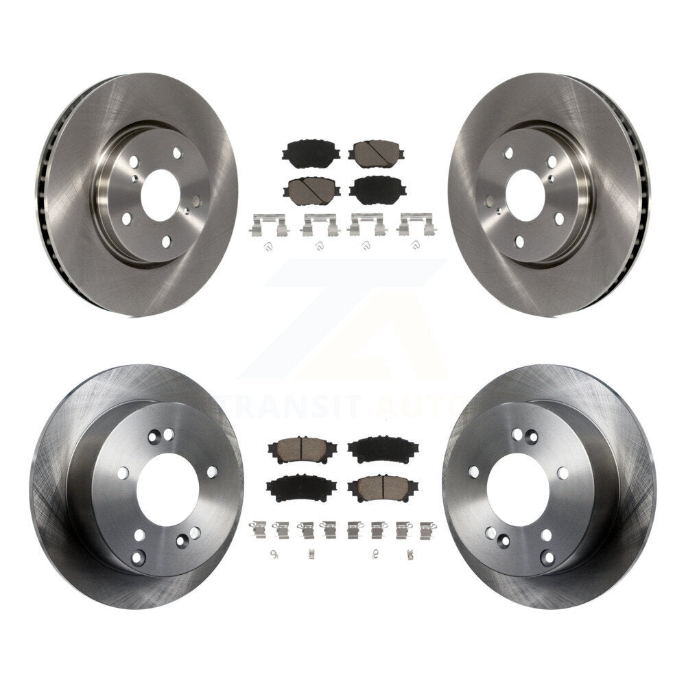 Front Rear Disc Brake Rotors And Ceramic Pads Kit For Lexus IS250