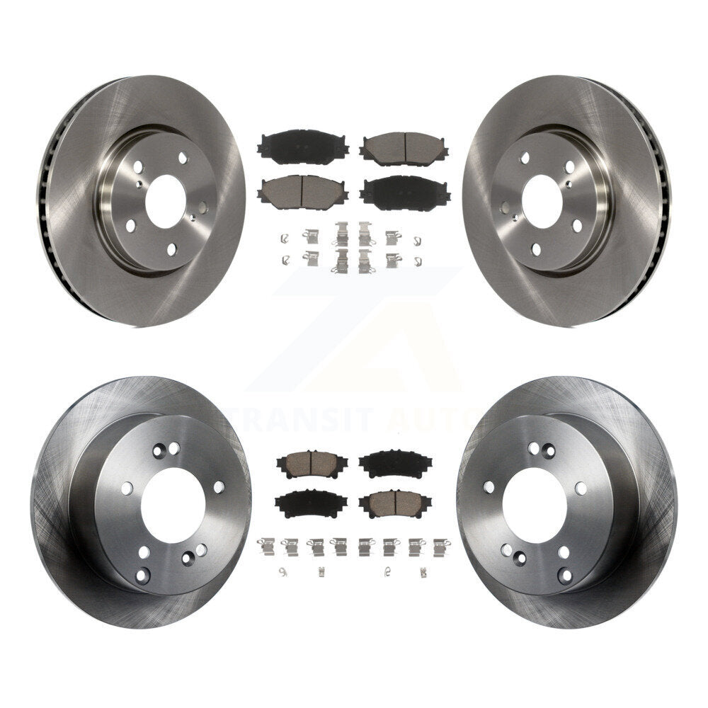 [Front+Rear] 2014-2015 Lexus IS250 Base with RWD Premium OE Brake Kit & Ceramic Pads For Max Braking