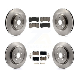 [Front+Rear] 2014 Chevrolet Camaro ZL1 Premium OE Brake Rotors & Ceramic Pads Kit For Max Braking