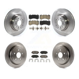Kit de rotors de frein à disque avant et arrière et plaquettes en céramique pour Cadillac CTS 