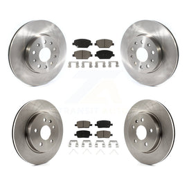 Front Rear Disc Brake Rotors And Ceramic Pads Kit For Chevrolet Camaro