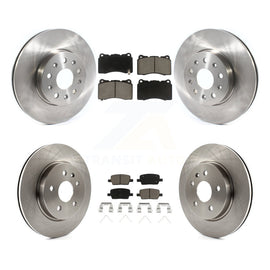 Front Rear Disc Brake Rotors And Ceramic Pads Kit For Chevrolet Camaro