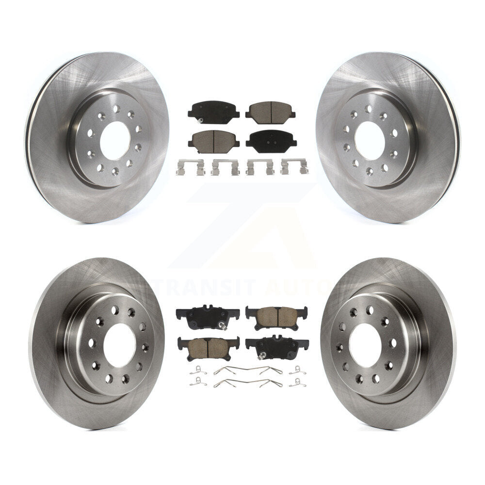 Front Rear Disc Brake Rotors And Ceramic Pads Kit For Buick Envision