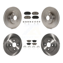 Charger l'image dans la galerie, Front Rear Disc Brake Rotors And Ceramic Pads Kit For Toyota Yaris
