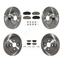 Load image into Gallery viewer, [Front+Rear] 2012-2013 Toyota Yaris L LE Premium OE Brake Rotors &amp; Ceramic Pads Kit For Max Braking