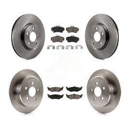 Front Rear Disc Brake Rotors And Ceramic Pads Kit For Chrysler PT Cruiser