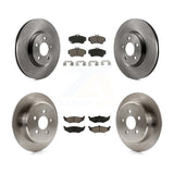 Front Rear Disc Brake Rotors And Ceramic Pads Kit For Chrysler PT Cruiser