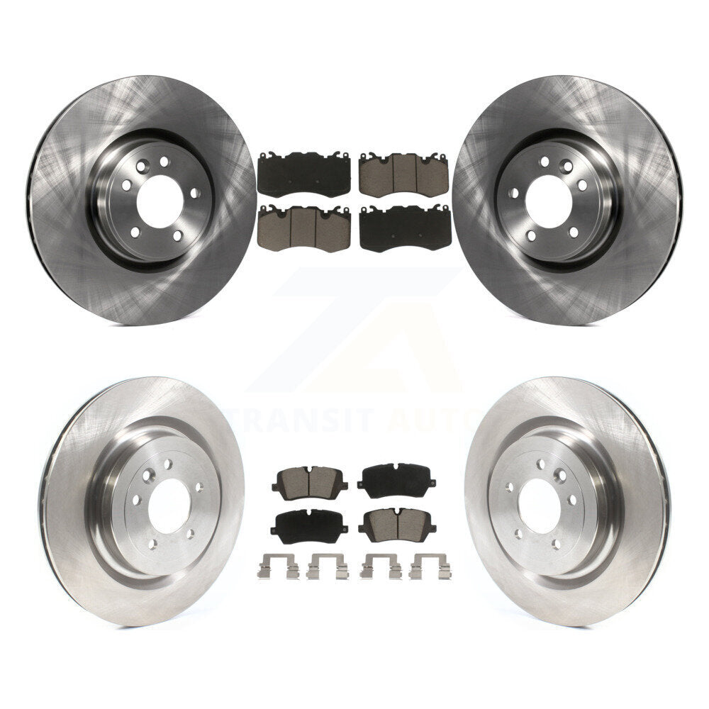 Front Rear Disc Brake Rotors And Ceramic Pads Kit For Land Rover Range Sport