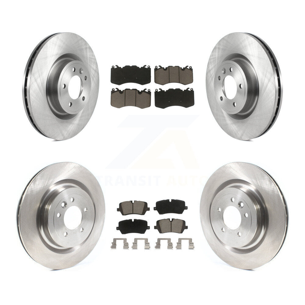 Front Rear Disc Brake Rotors And Ceramic Pads Kit For Land Rover Range Sport