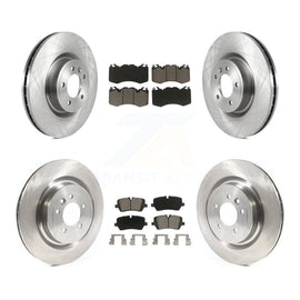 Front Rear Disc Brake Rotors And Ceramic Pads Kit For Land Rover Range Sport