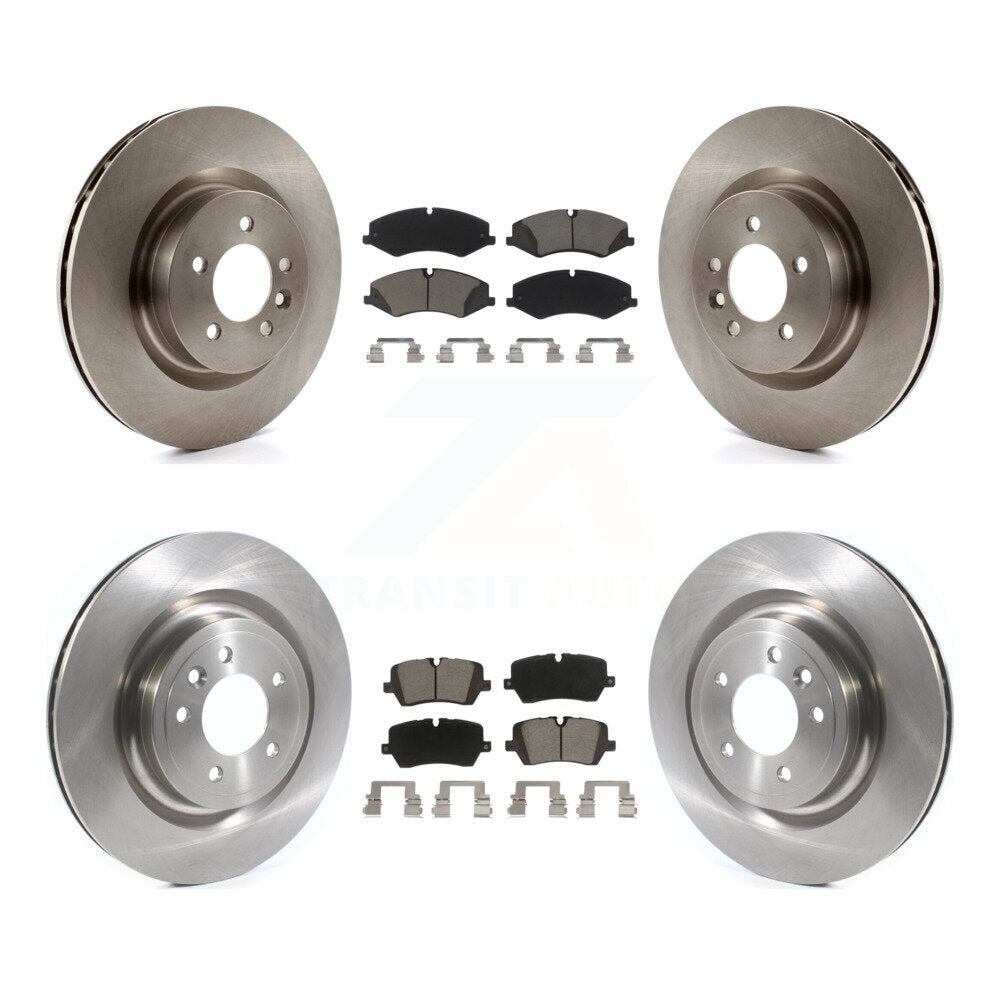Front Rear Disc Brake Rotor Ceramic Pad Kit For Land Rover Range Sport Discovery