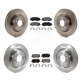 Front Rear Disc Brake Rotor Ceramic Pad Kit For Land Rover Range Sport Discovery