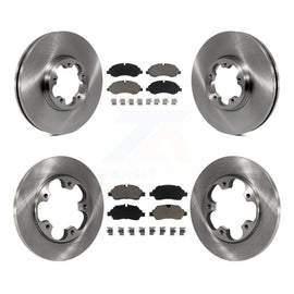 Front Rear Disc Brake Rotor And Ceramic Pad Kit For Ford Transit-250 Transit-350