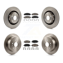 Charger l'image dans la galerie, [Front+Rear] 2009-2016 Toyota Venza Premium OE Brake Rotors &amp; Ceramic Pads Kit For Max Braking