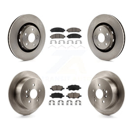 [Front+Rear] 2009-2016 Toyota Venza Premium OE Brake Rotors & Ceramic Pads Kit For Max Braking