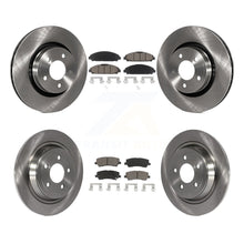 Charger l'image dans la galerie, Front Rear Disc Brake Rotors And Ceramic Pads Kit For Ford Mustang