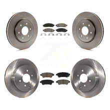Charger l'image dans la galerie, Front Rear Disc Brake Rotors And Ceramic Pads Kit For Nissan Pathfinder