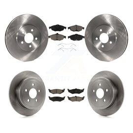 Front Rear Disc Brake Rotor & Ceramic Pad Kit For Chrysler Sebring Dodge Stratus
