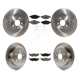 Front Rear Disc Brake Rotor & Ceramic Pad Kit For Chrysler Sebring Dodge Stratus