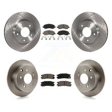 Charger l&#39;image dans la galerie, [Front+Rear] 2004-2006 Mitsubishi Galant 2.4L Premium OE Brake Rotors &amp; Ceramic Pads Kit For Max Braking