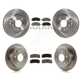 [Front+Rear] 2004-2006 Mitsubishi Galant 2.4L Premium OE Brake Rotors & Ceramic Pads Kit For Max Braking