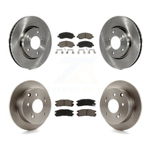 Charger l'image dans la galerie, Front Rear Disc Brake Rotors And Ceramic Pads Kit For Mitsubishi Galant
