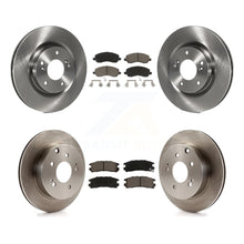 Charger l'image dans la galerie, Front Rear Disc Brake Rotors Ceramic Pad Kit For 2007 Mitsubishi Galant Ralliart
