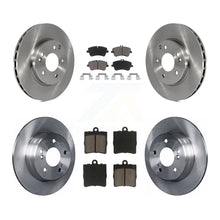 Charger l'image dans la galerie, Front Rear Disc Brake Rotors And Ceramic Pads Kit For Mercedes-Benz C230 C240