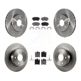 Front Rear Brake Rotor And Ceramic Pad Kit For Mercedes-Benz C240 Wagon with RWD