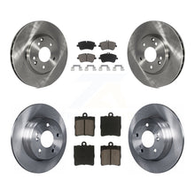 Charger l'image dans la galerie, Front Rear Disc Brake Rotors And Ceramic Pad Kit For Mercedes-Benz SLK280 SLK300