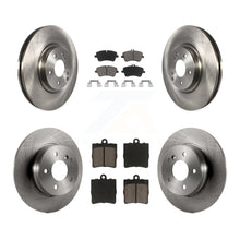 Charger l'image dans la galerie, Front Rear Disc Brake Rotors And Ceramic Pads Kit For Mercedes-Benz SLK280
