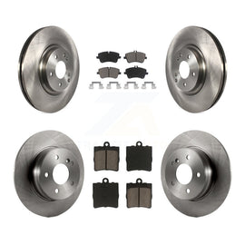 Front Rear Disc Brake Rotors And Ceramic Pads Kit For Mercedes-Benz SLK280
