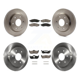 Front Rear Brake Rotor And Ceramic Pad Kit For Nissan TITAN Armada INFINITI QX56