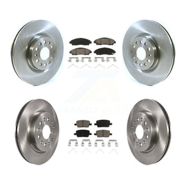 Front Rear Disc Brake Rotor & Ceramic Pad Kit For Cadillac XT5 Buick Enclave XT6