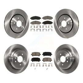 Front Rear Disc Brake Rotors And Ceramic Pads Kit For Honda Pilot Ridgeline