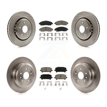 Charger l'image dans la galerie, [Front+Rear] 2014-2016 Acura MDX Premium OE Brake Rotors &amp; Ceramic Pads Kit For Max Braking