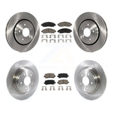 Front Rear Disc Brake Rotors And Ceramic Pads Kit For Acura MDX